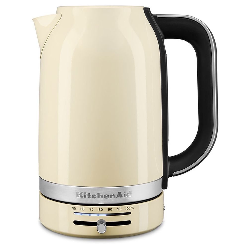 KitchenAid - Artisan Stand Mixer - 4.8 L With Variable Temperature Kettle - 1.7 L - Cream