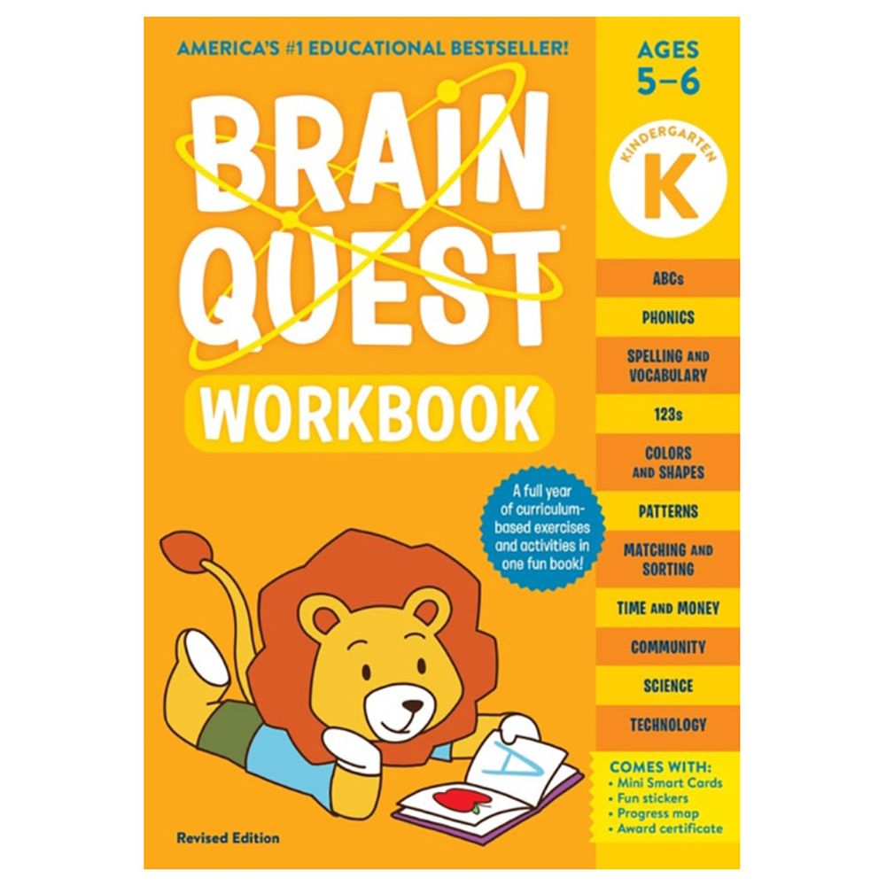 Brain Quest - Early Years Workbook Bundle: Pre-K, Kindergarten & 1st Grade - 3 Pc Set