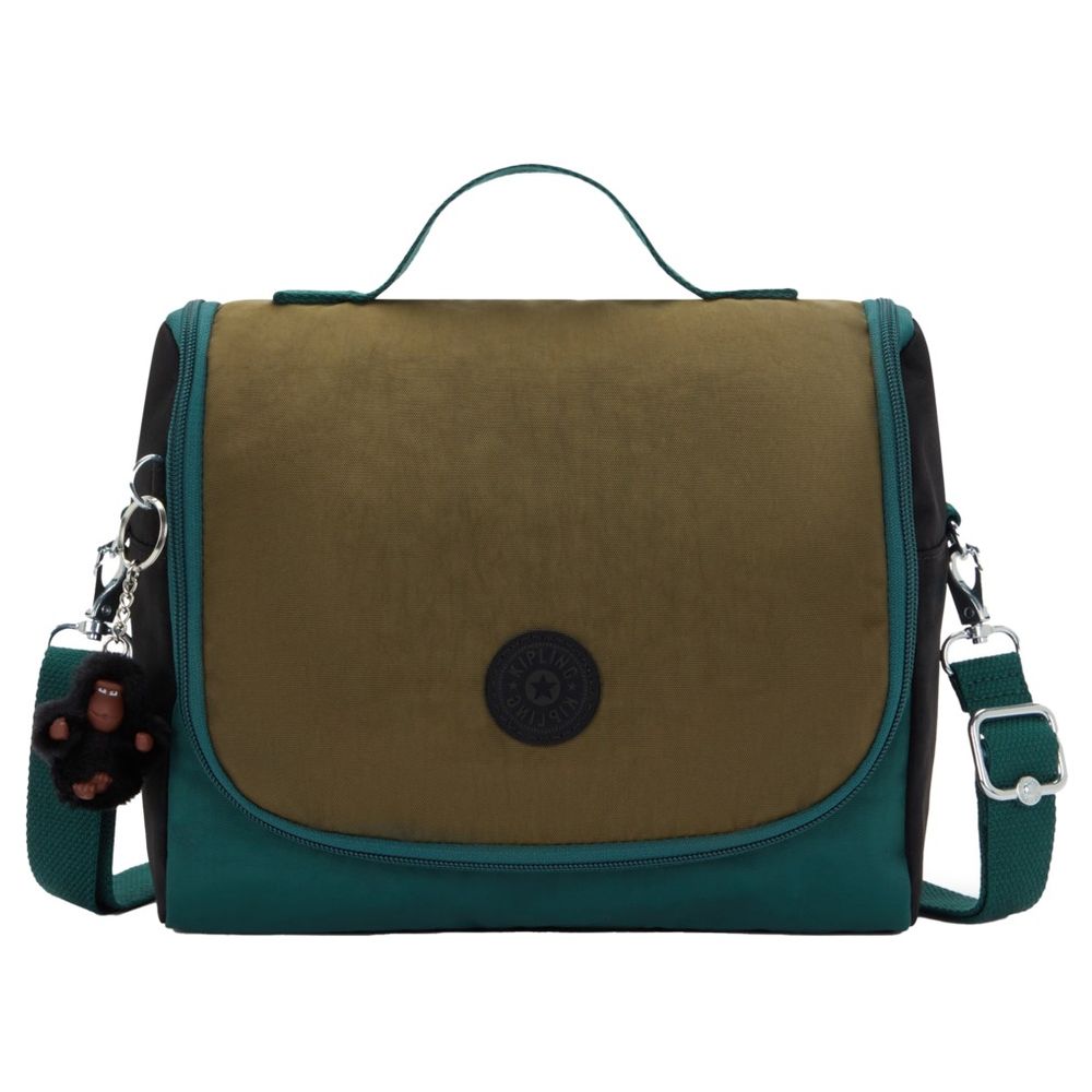 Kipling - Black Khaki Block Premium Back-to-School Set - 3 Pcs