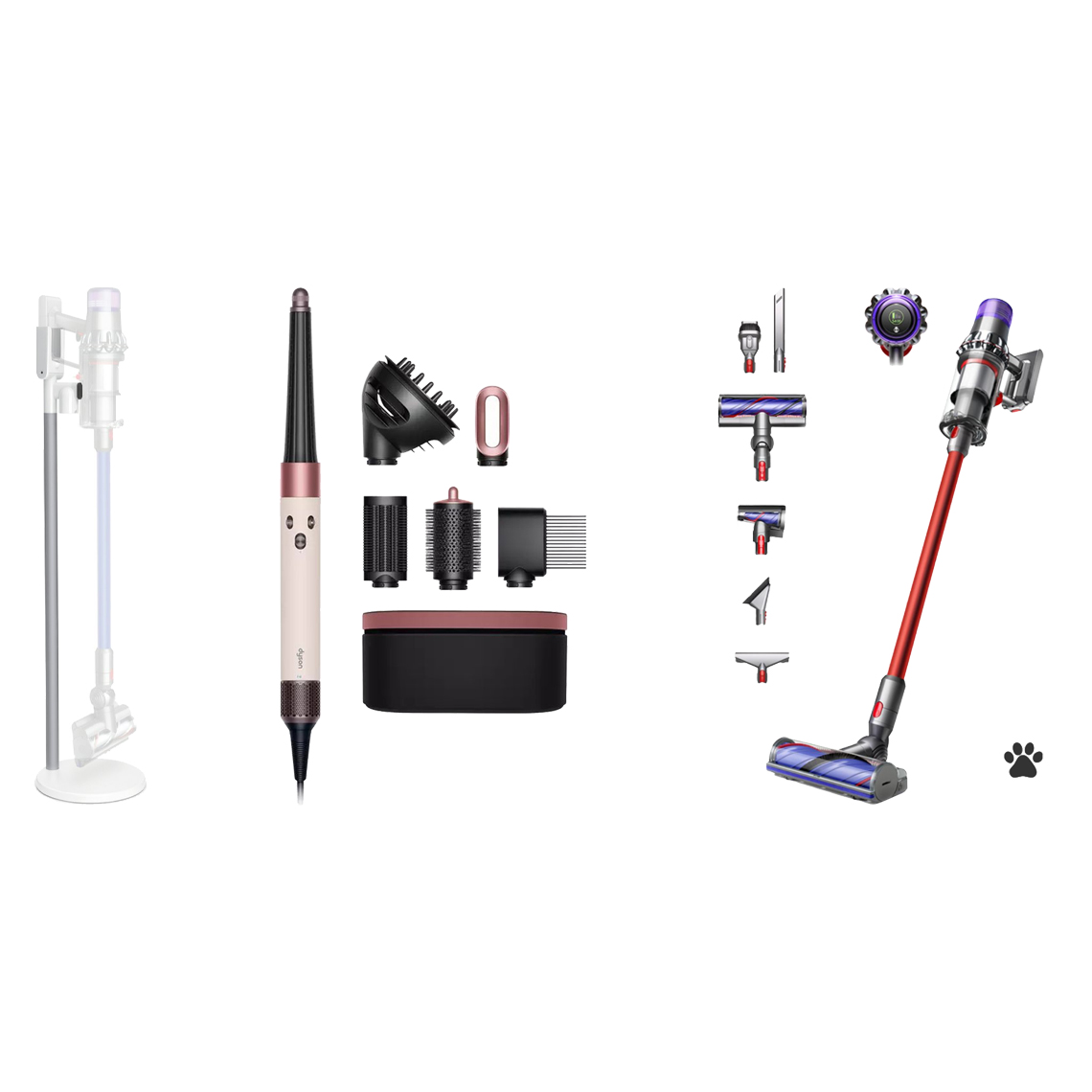 Dyson - Airwrap Multi-Styler & Dryer With V11 Extra Absolute Cordless Vacuum And Floor Dok Stand