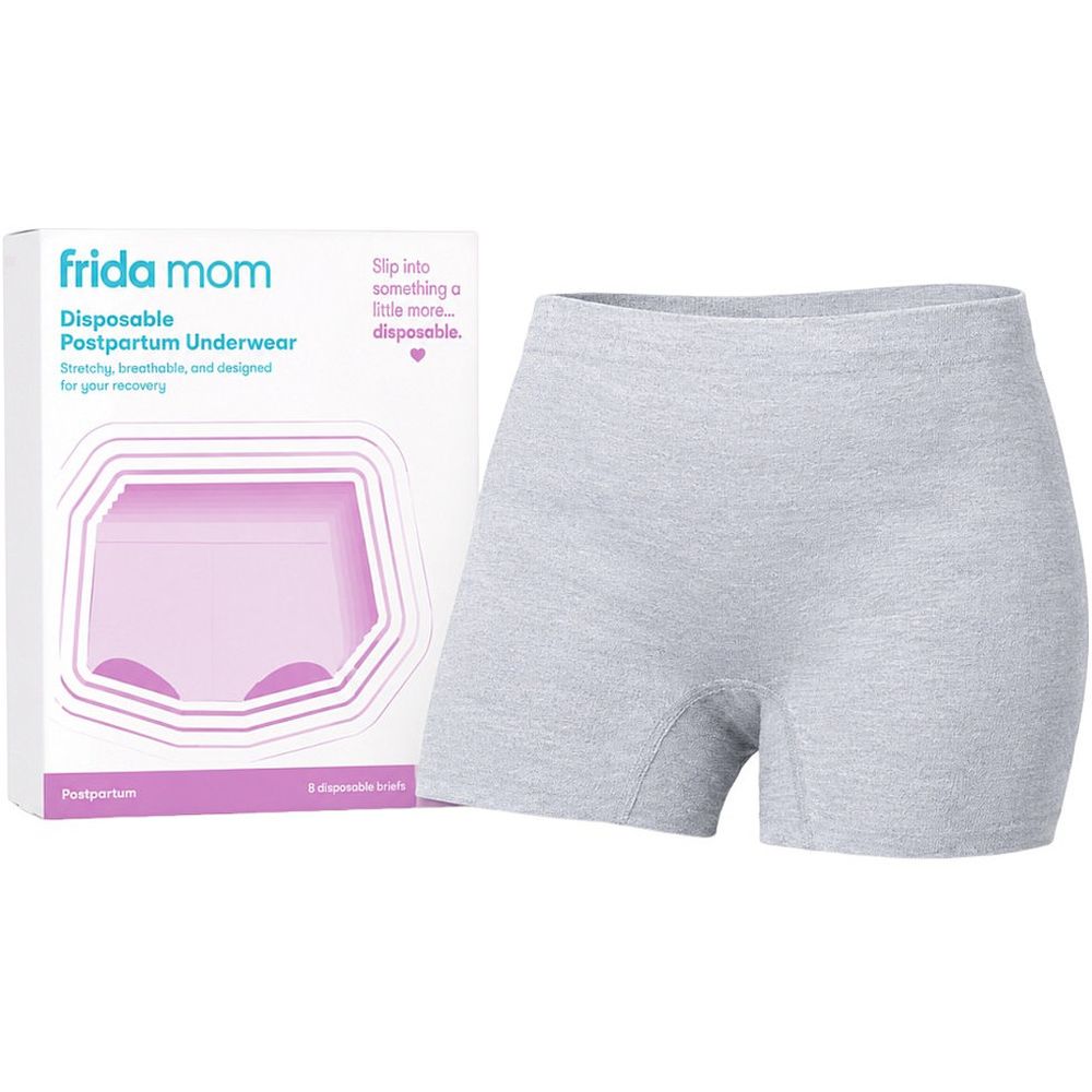 Frida Mom - Postpartum Recovery Essentials - Disposable Underwear Regular 8 Pcs And 2-in-1 Perineal Ice Maxi Pads
