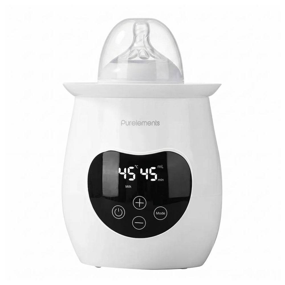 Purelements - 5-in-1 Baby Bottle & Food Warmer - White and Aloe Vera 99.9% Water Wipes - Pack Of 4 - 256 Pcs