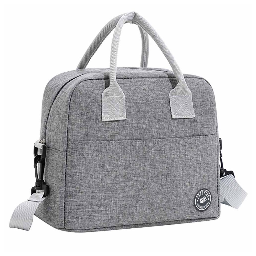 Eazy Kids - Insulated Lunch Bag - Blue And Grey