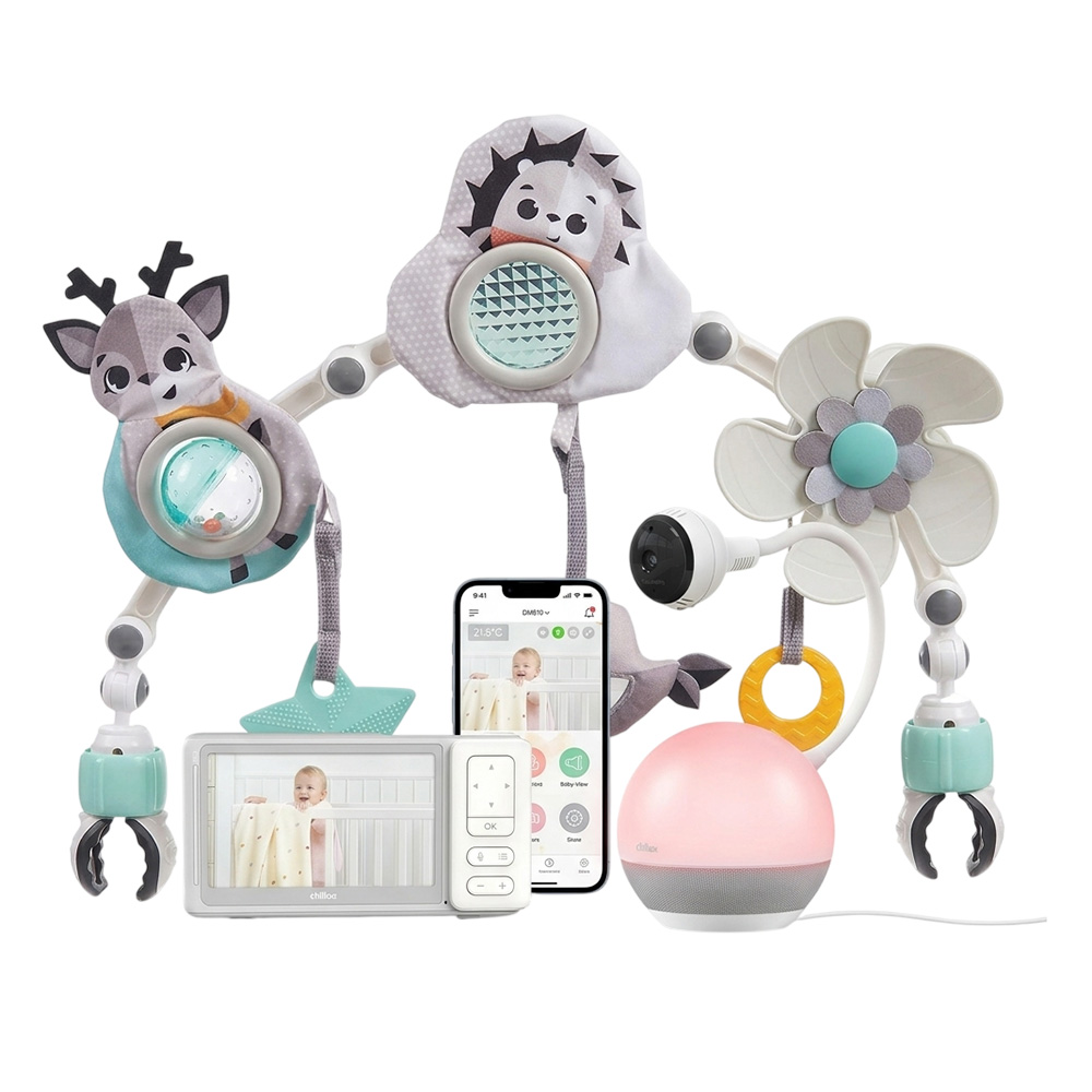 Chillaxbaby - Mood & Monitor Camera - 5-inch With Tiny Love - Sunny Stroll Activity Arch - Magical Tales