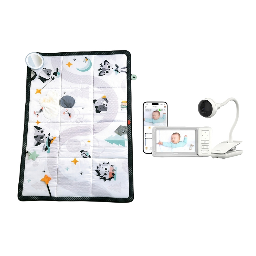 Chillaxbaby - Giraffe Pro-Max Smart Baby Monitor With Tiny Love - Interactive Playmat - Magical Tales