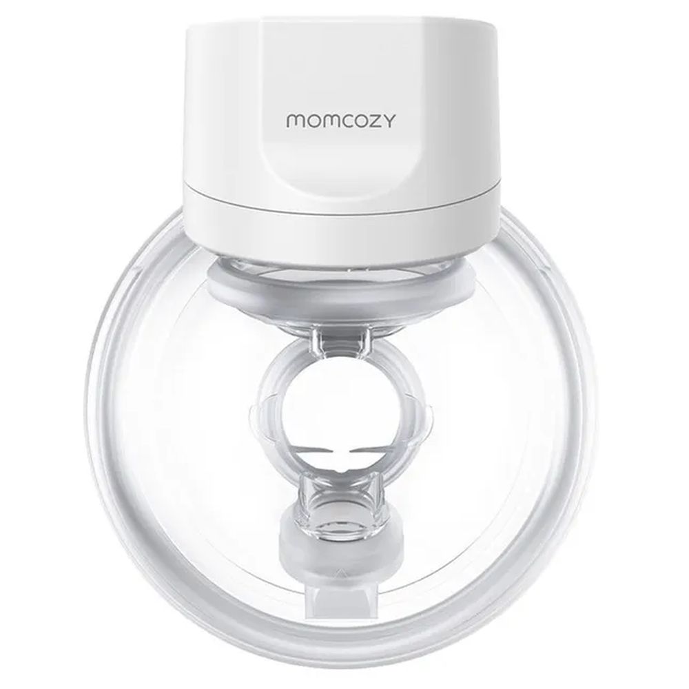 Momcozy - Hands-Free Wearable Breast Pump S12 Pro - White With Free Pack of 8 Momcozy Wipes, Breast Pump Cleaning Spray And 2 Nursing Disposable Maternity Underwear