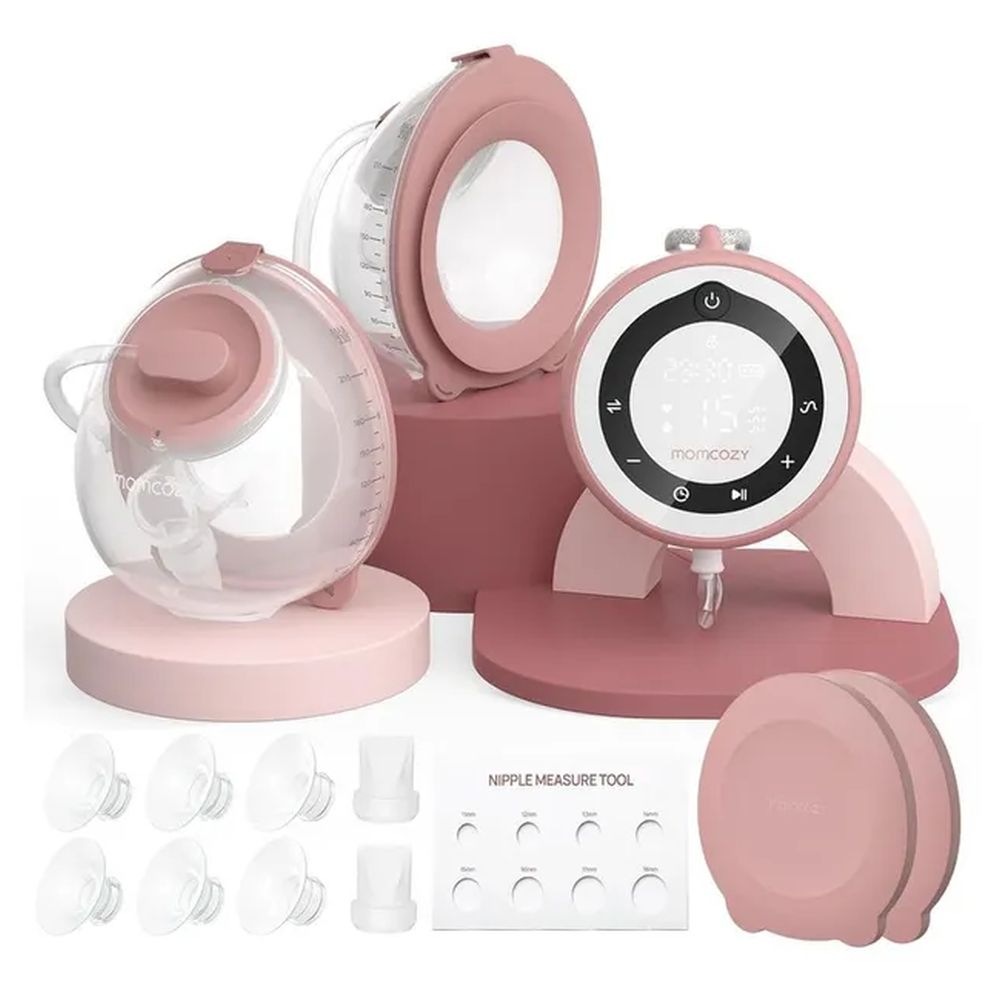 MomCozy - V1 Pro Hospital-Grade Breast Pump With Free Pack of 8 Momcozy Wipes, Breast Pump Cleaning Spray And 2 Nursing Disposable Maternity Underwear