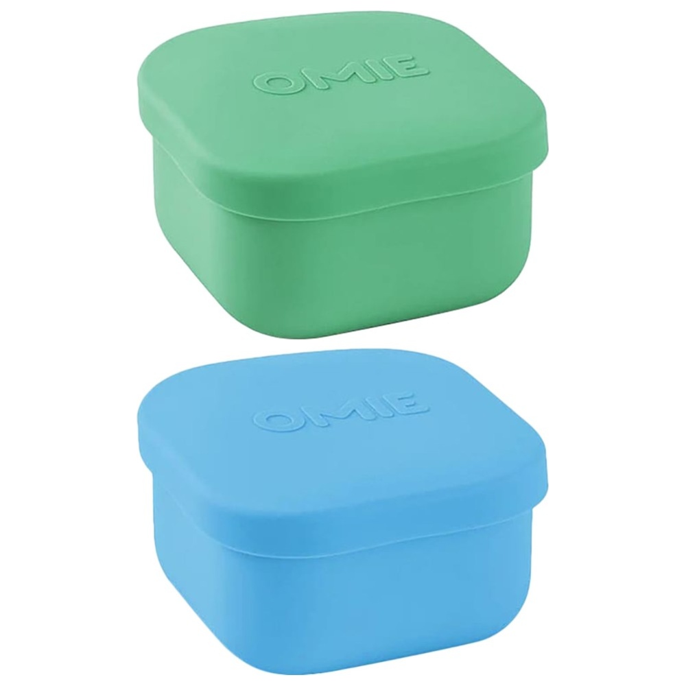 Omielife - Omie Snack Box - Blue And Green - 278 ml