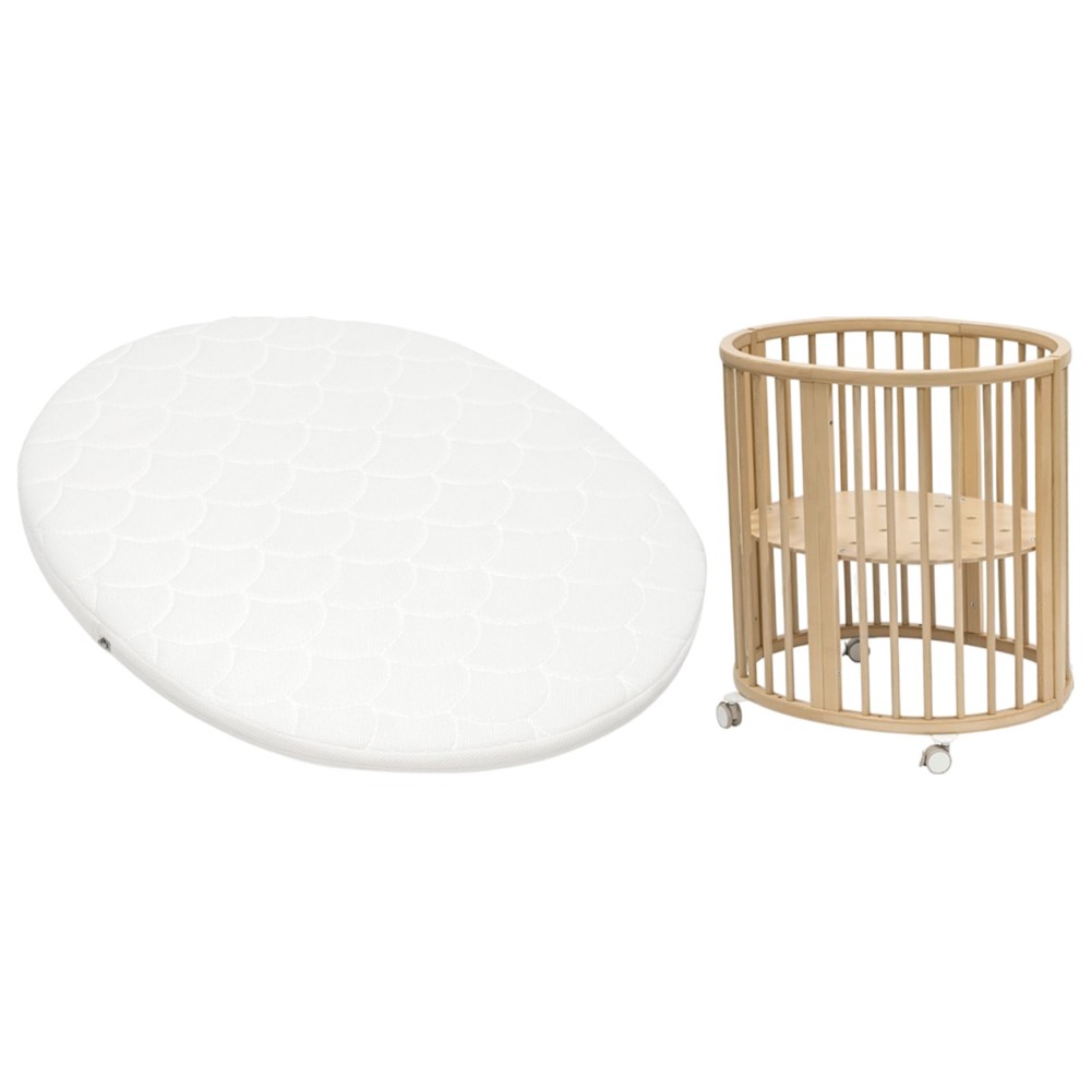 Stokke - Sleepi V3 Mini Bed Frame with Mattress - Natural/White