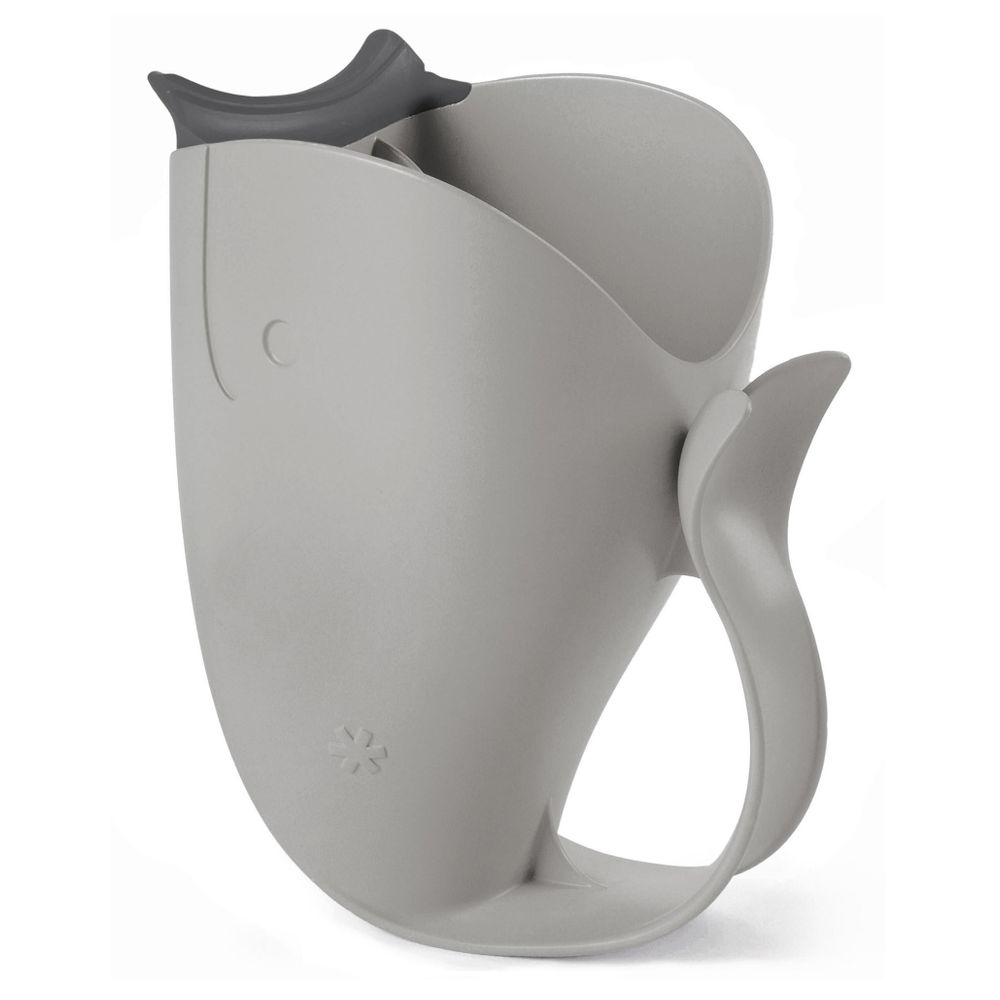 Skiphop - Moby Soft Spot Sink Bather with Waterfall Rinser - Grey