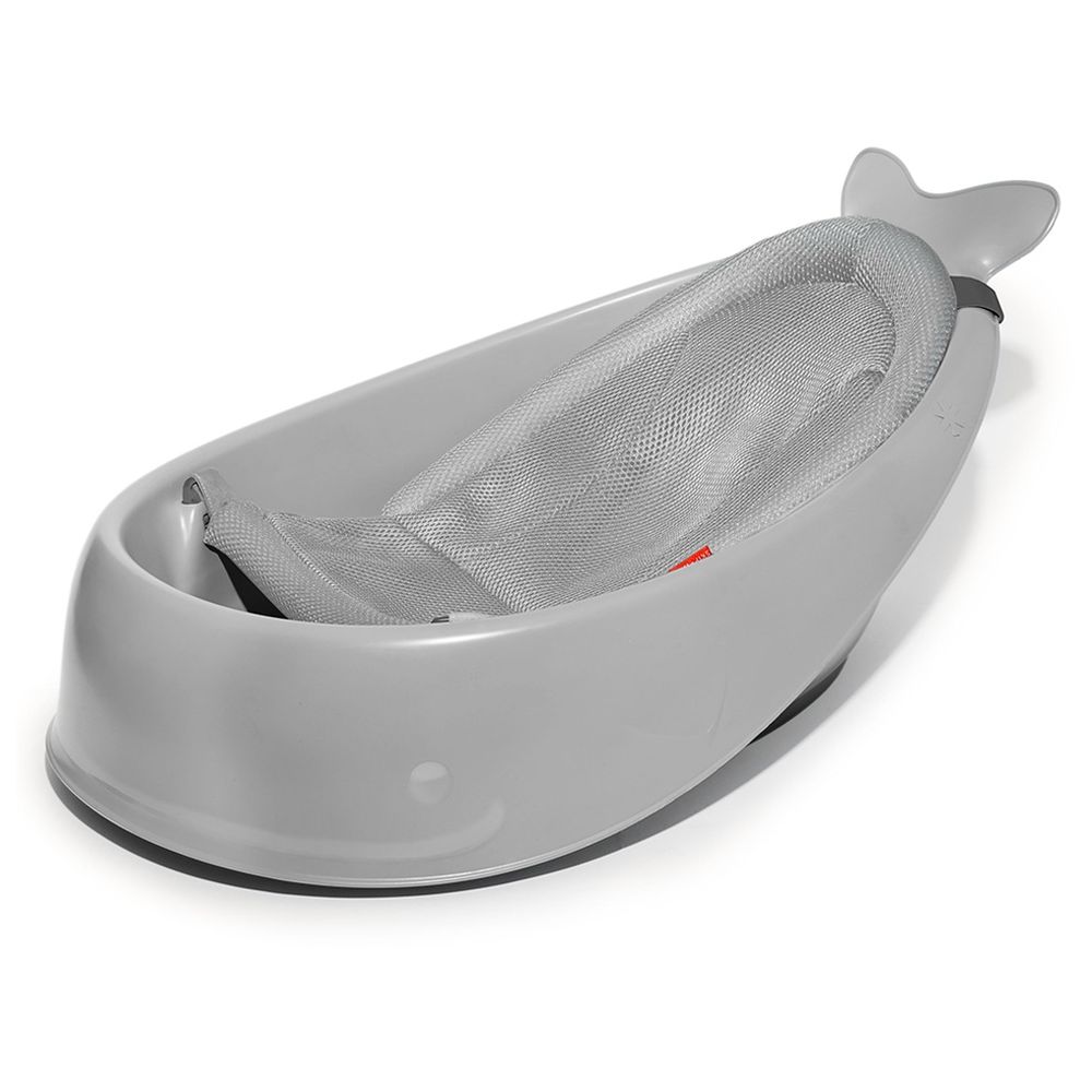 SkipHop - Moby Smart Sling 3-Stage Tub with Rinser and Diaper Caddy - Grey