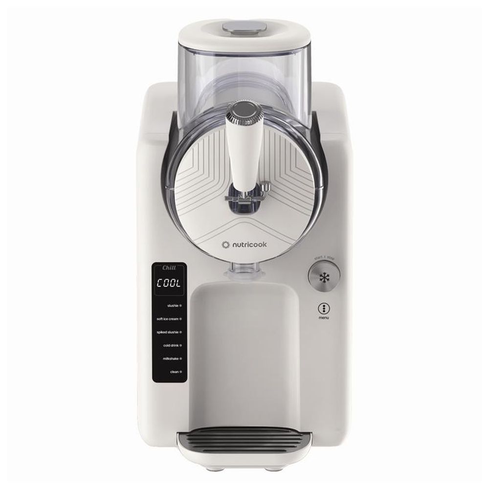 Nutricook - Frost Slush & Swirl Ice Cream Maker - White And Magic Bullet Blender - 400W - Silver - 6Pc Set
