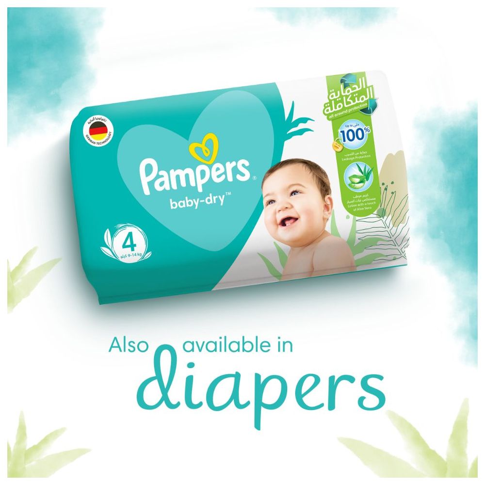 Pampers Complete Clean Baby Wipes with Aloe Vera Lotion, 4 Packs, 256 Count - Pack of 2