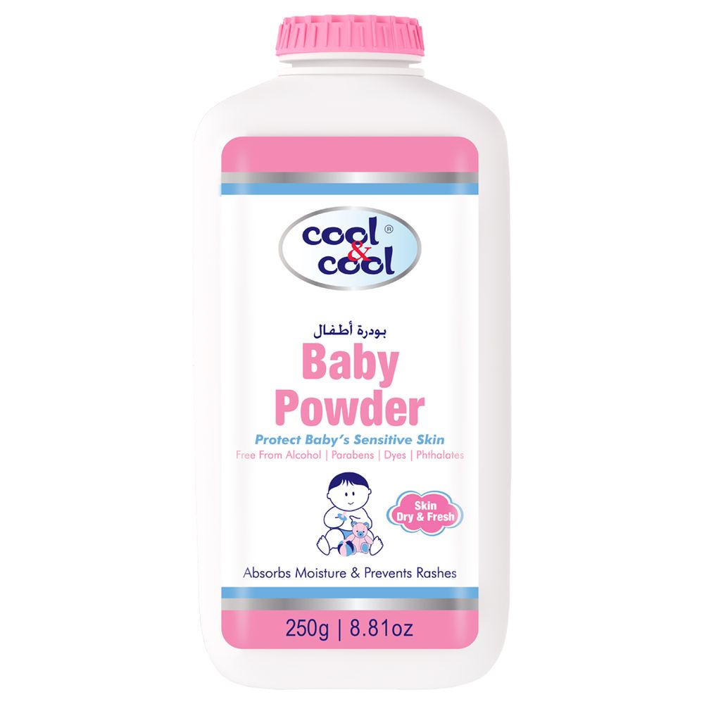 Cool & Cool - Baby Powder 250g - Prevents Rashes & Moisture