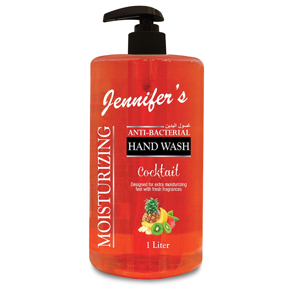 Jennifer's - Hand Wash Herbal, Aqua & Cocktail, 500ml (Triple Pack)