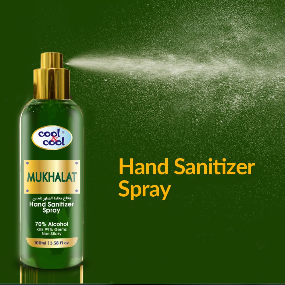 Cool & Cool - Hand Sanitizer Spray Mukhalat 100ml