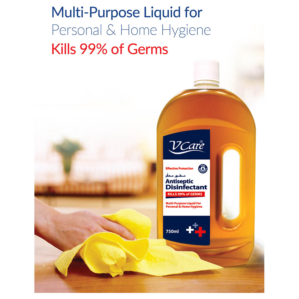 VCare - Antiseptic Disinfectant Liquid 750ml Pack of 2