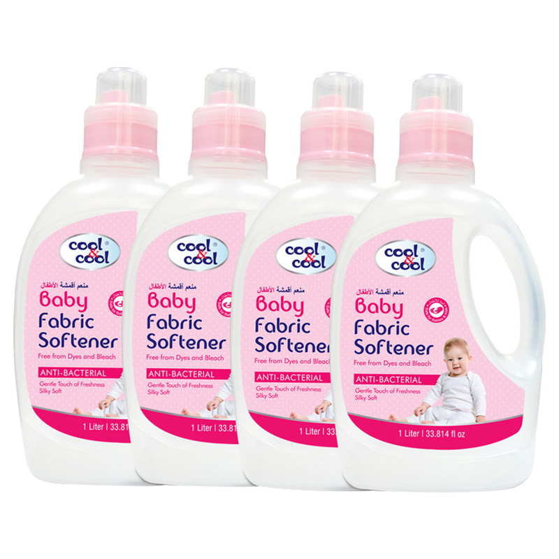 Cool & Cool - Baby Fabric Softener 1L Pack Of 4