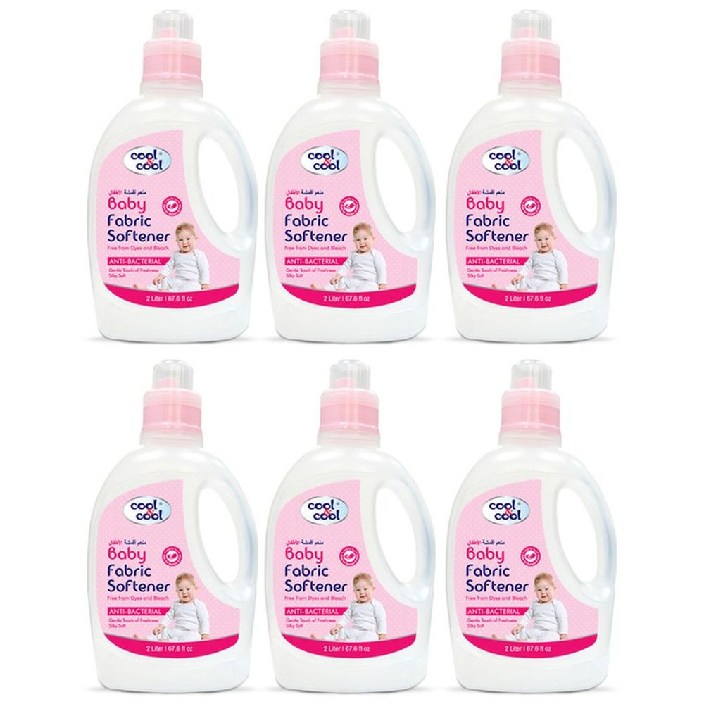 Cool & Cool - Baby Fabric Softener 2L Pack Of 6