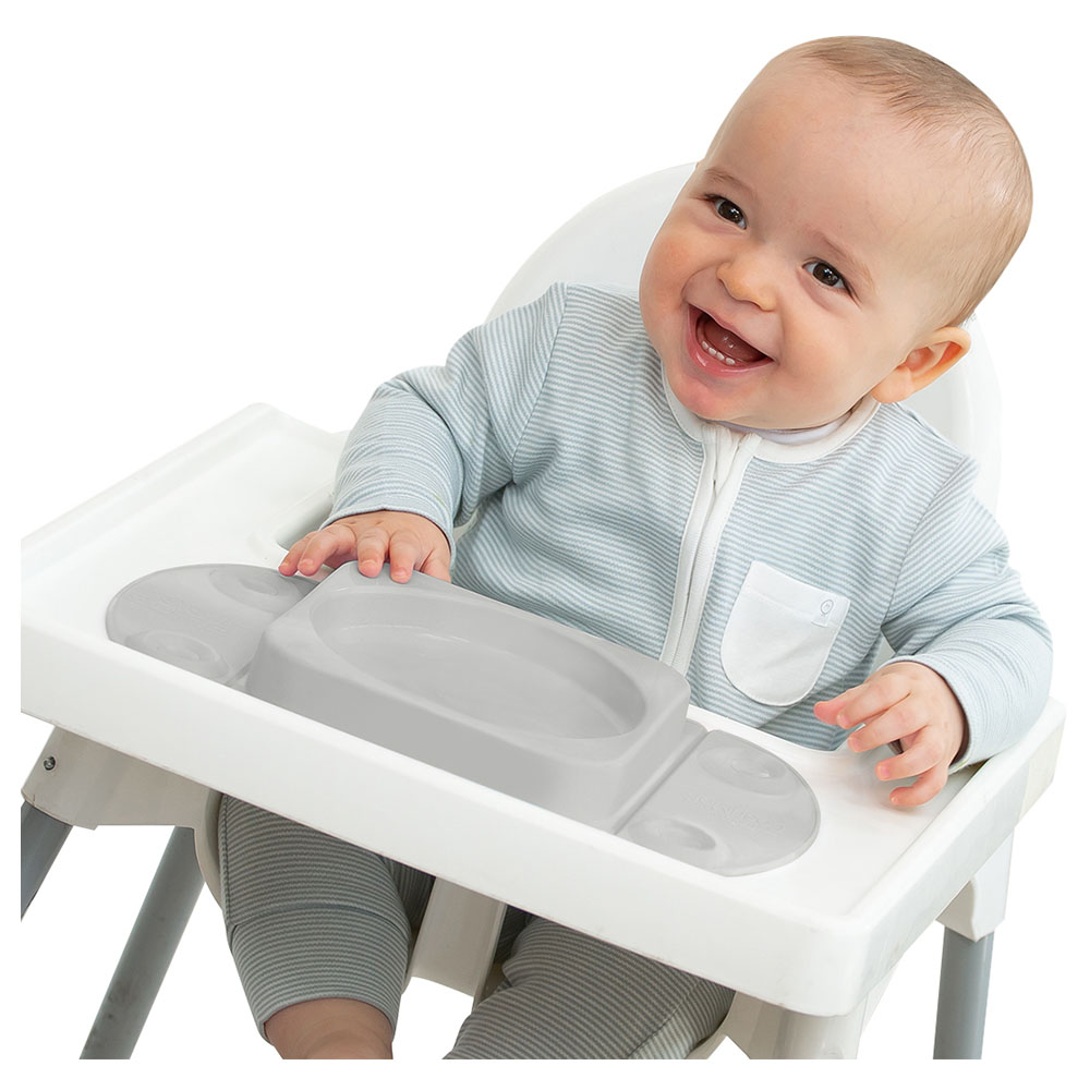EasyTots EasyMat MiniMax Plate - Cool Grey