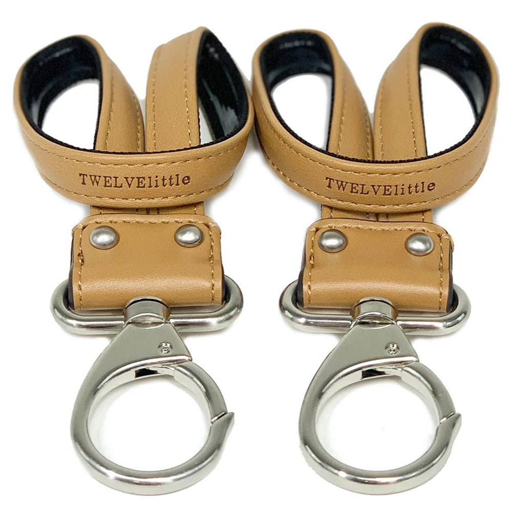 TWELVElittle - New Stroller Clip Set - Tan