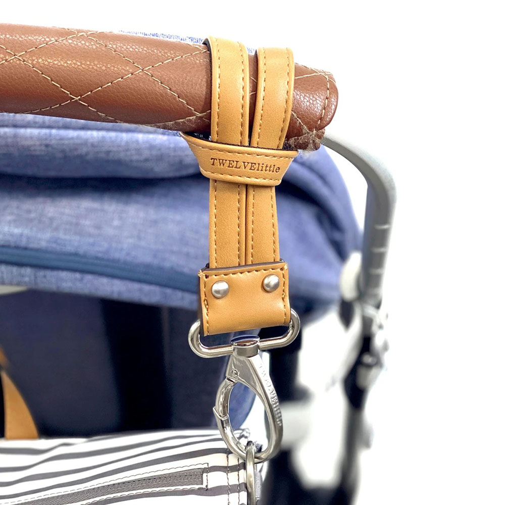 TWELVElittle - New Stroller Clip Set - Tan