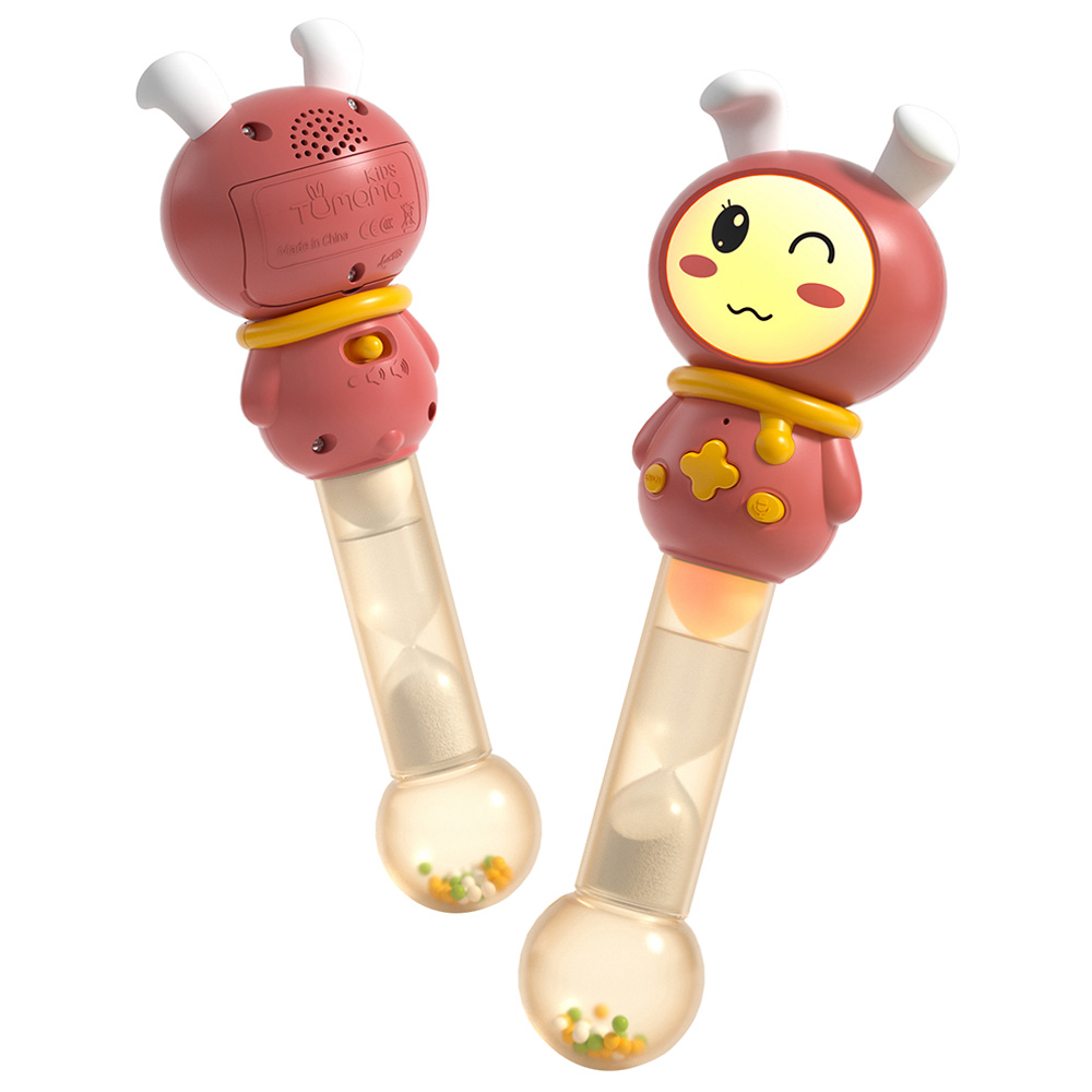 Tumama - Musical Rattle Toy - Red