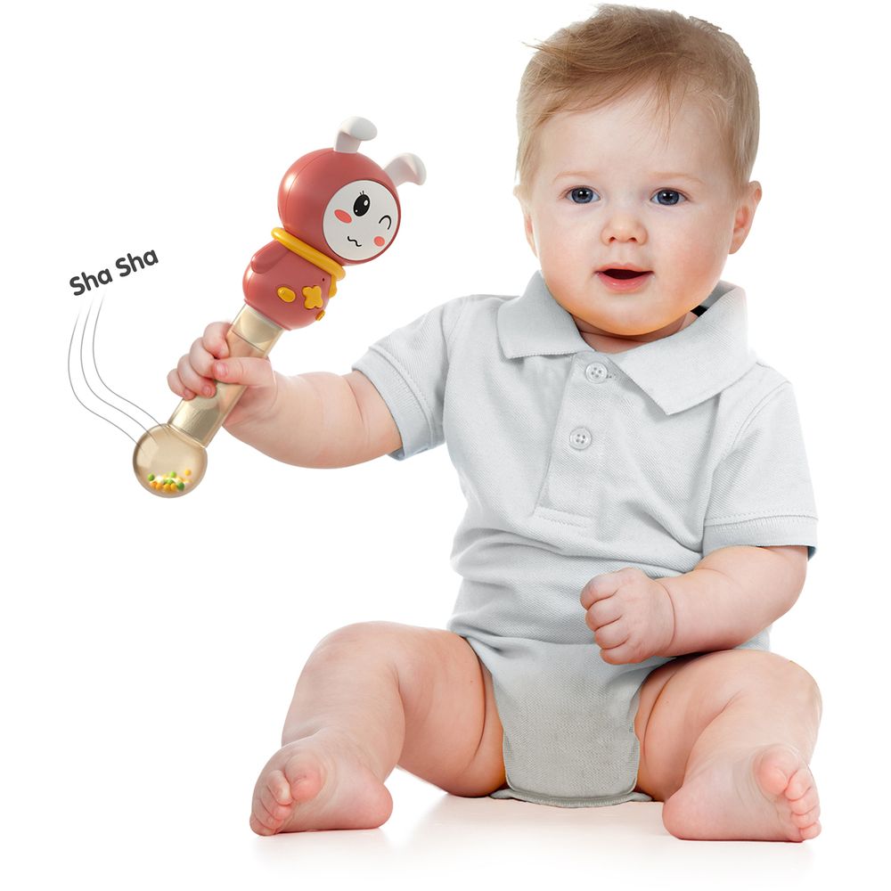 Tumama - Musical Rattle Toy - Red