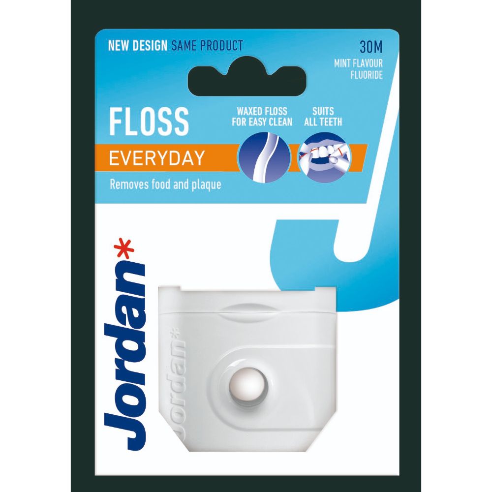 Jordan - Dental Floss Everyday - White - 30 m