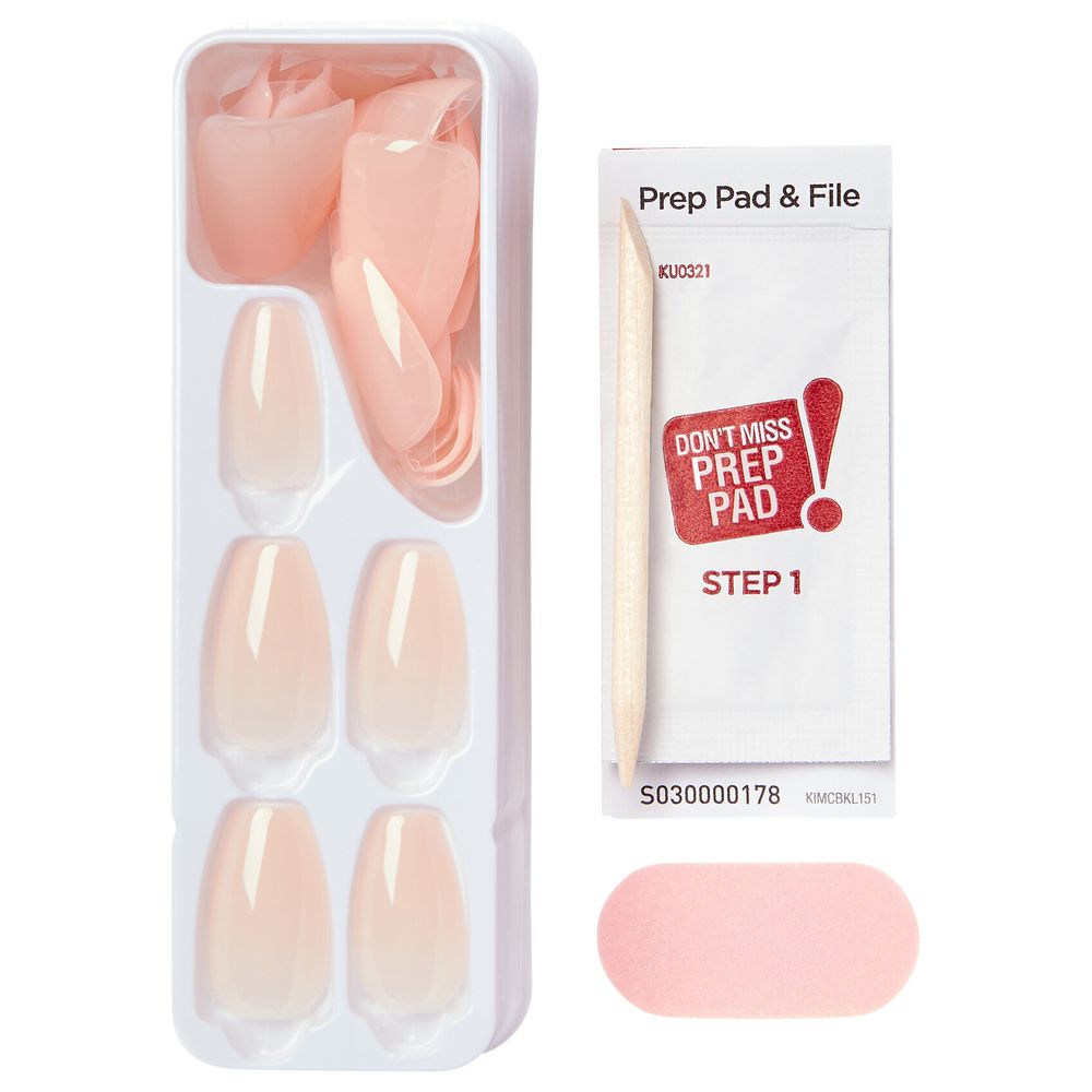 Kiss - Impress Color Medium Coffin Shape Nails 30's - Serendipity