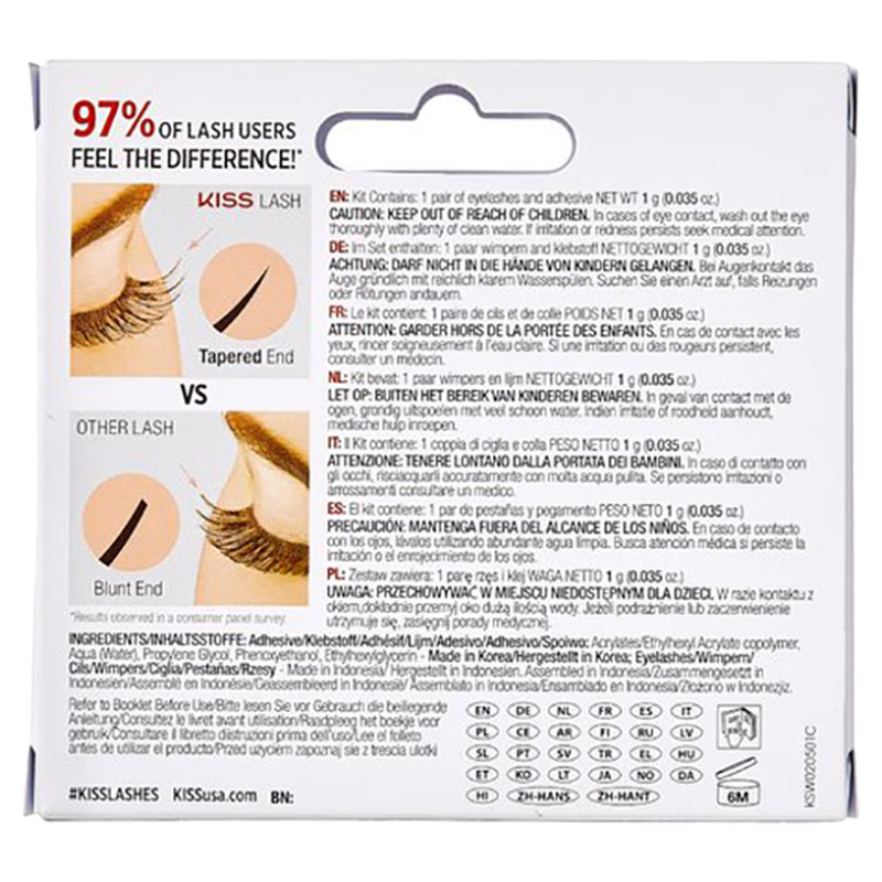 Kiss - So Wispy Tapered Lash Collection KSW02C