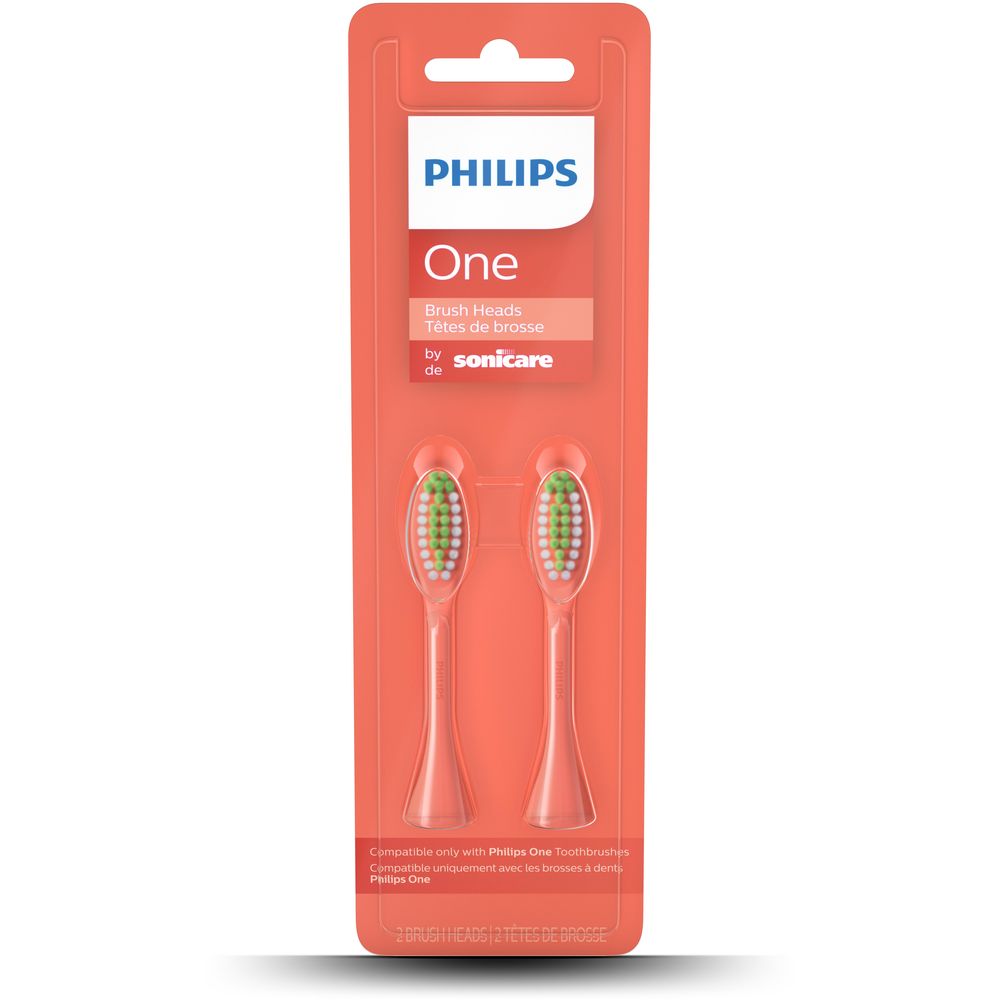 Philips Sonicare - Electric Replacement Brush Head - Pack of 2 - Coral