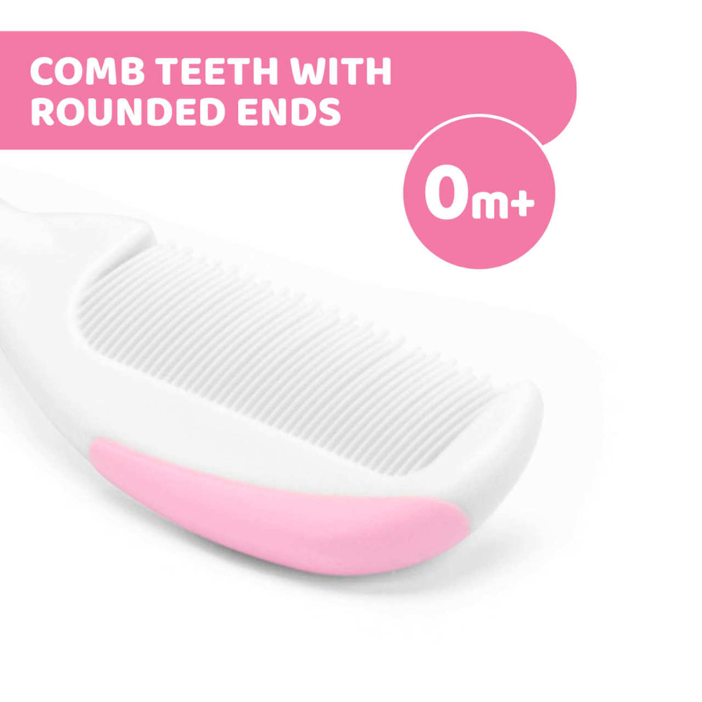 Chicco - Brush & Comb Set - Pink