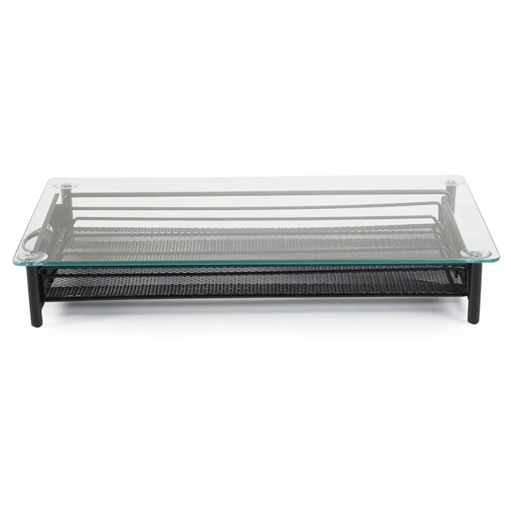 1Chase - Glass Top 40 Coffee Capsule Holder With Drawer