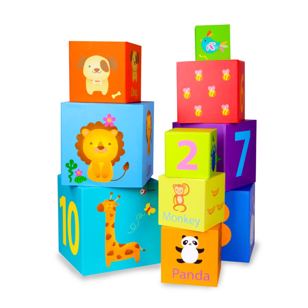Classic World Stacking Cubes