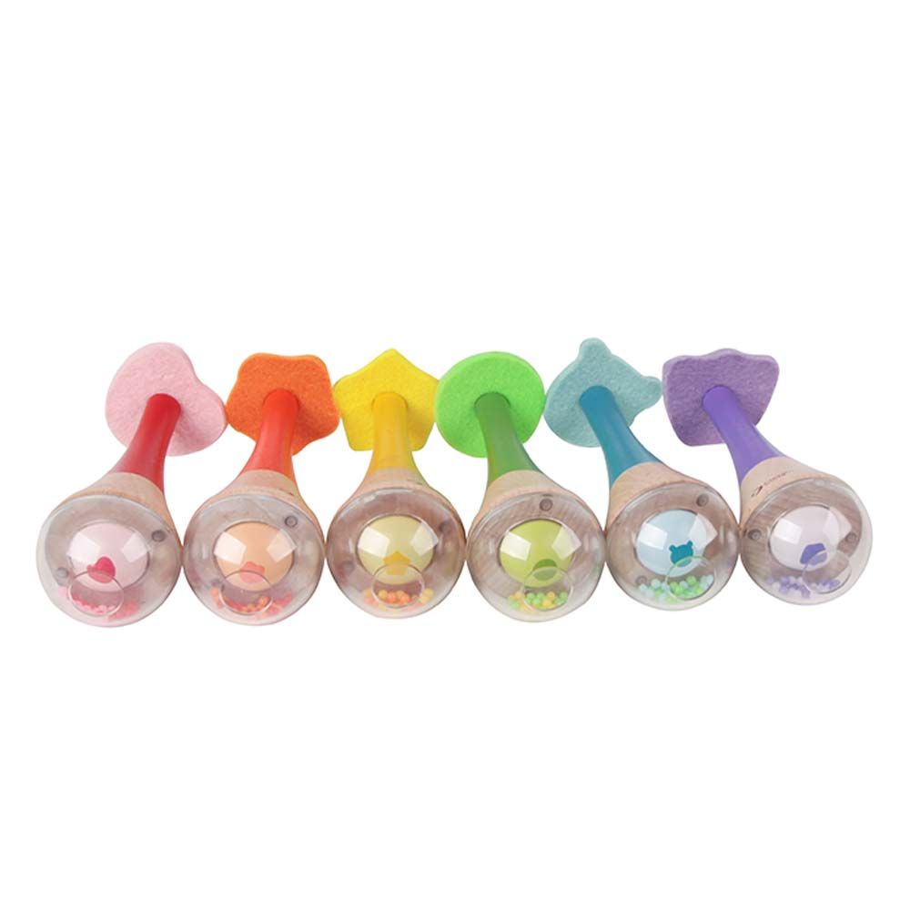 Classic World - Rainbow Maracas 1pc - Color May Vary