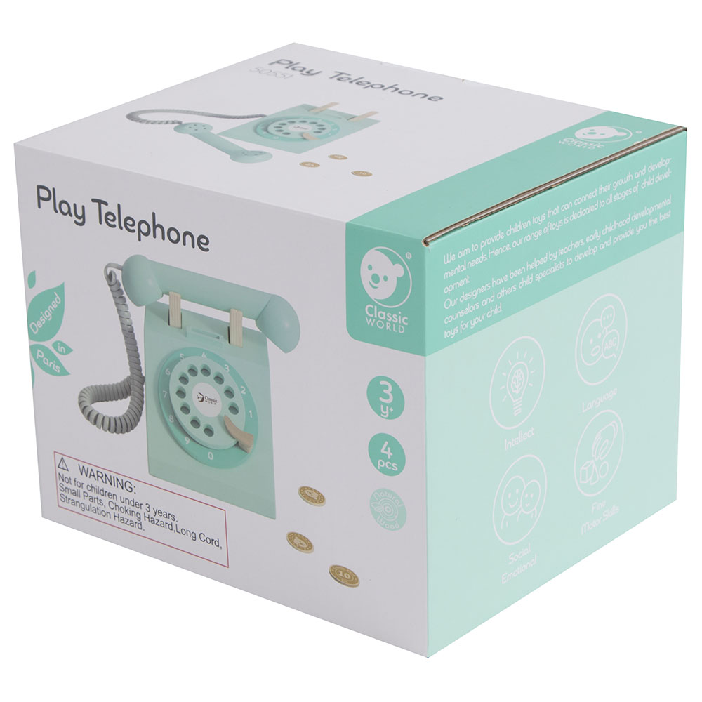Classic World - Play Telephone - 4pcs