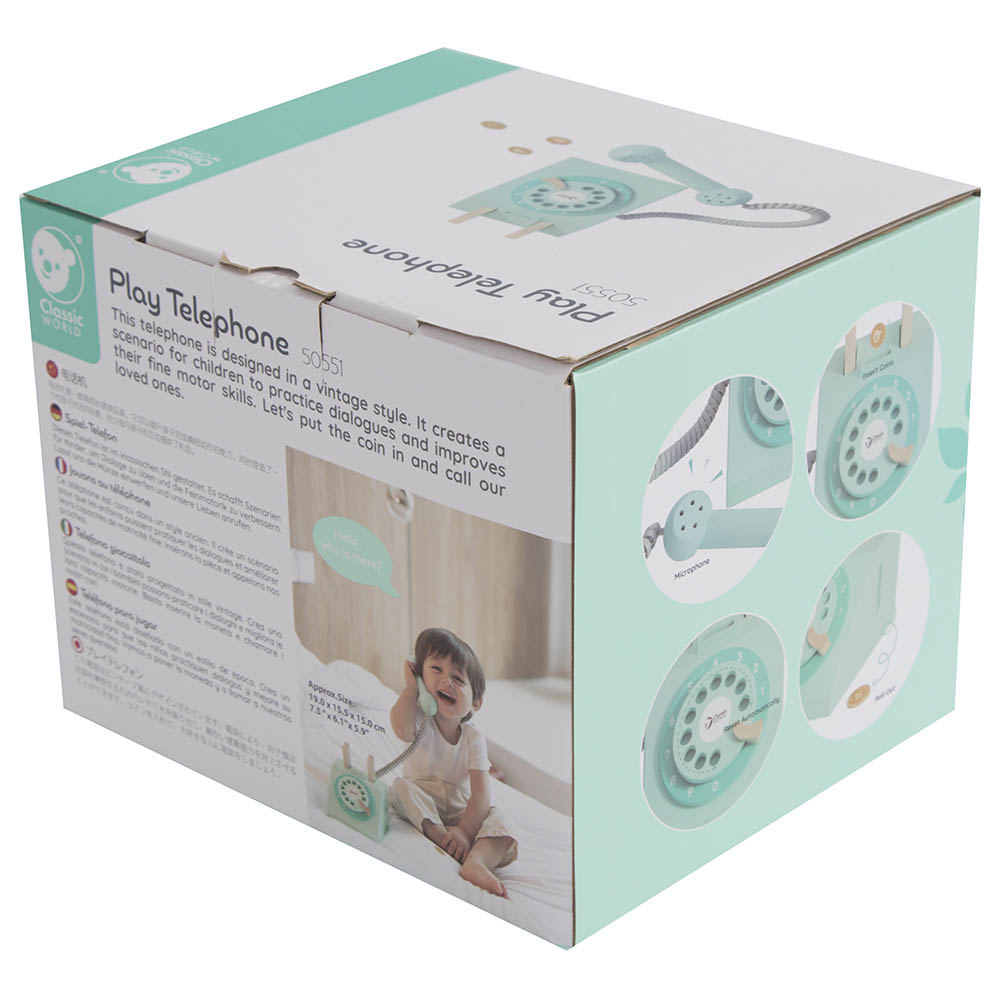 Classic World - Play Telephone - 4pcs