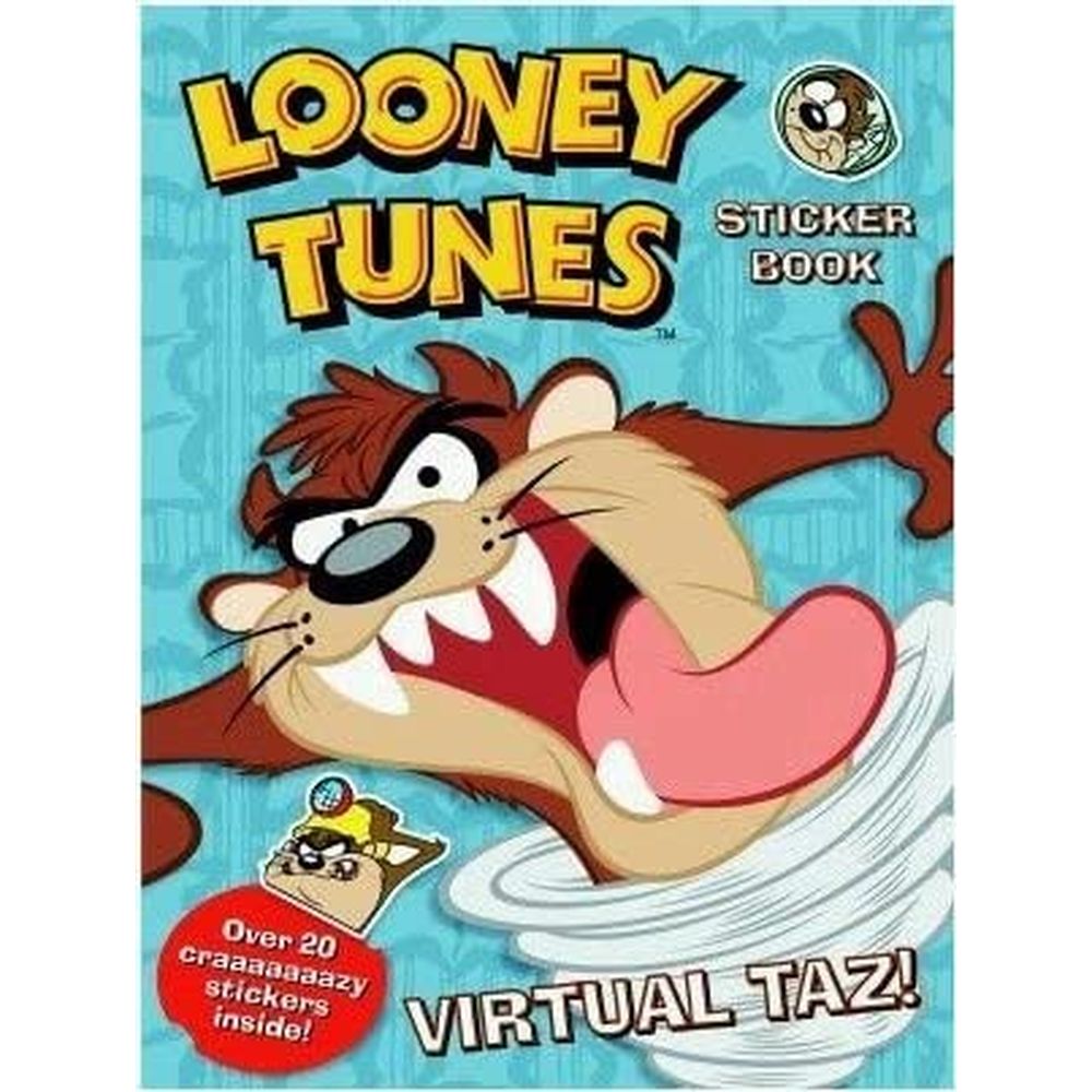 Looney Tunes Virtual Taz Sticker Book