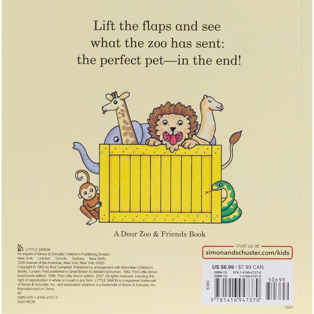 Dear Zoo: A Lift-the-Flap Book