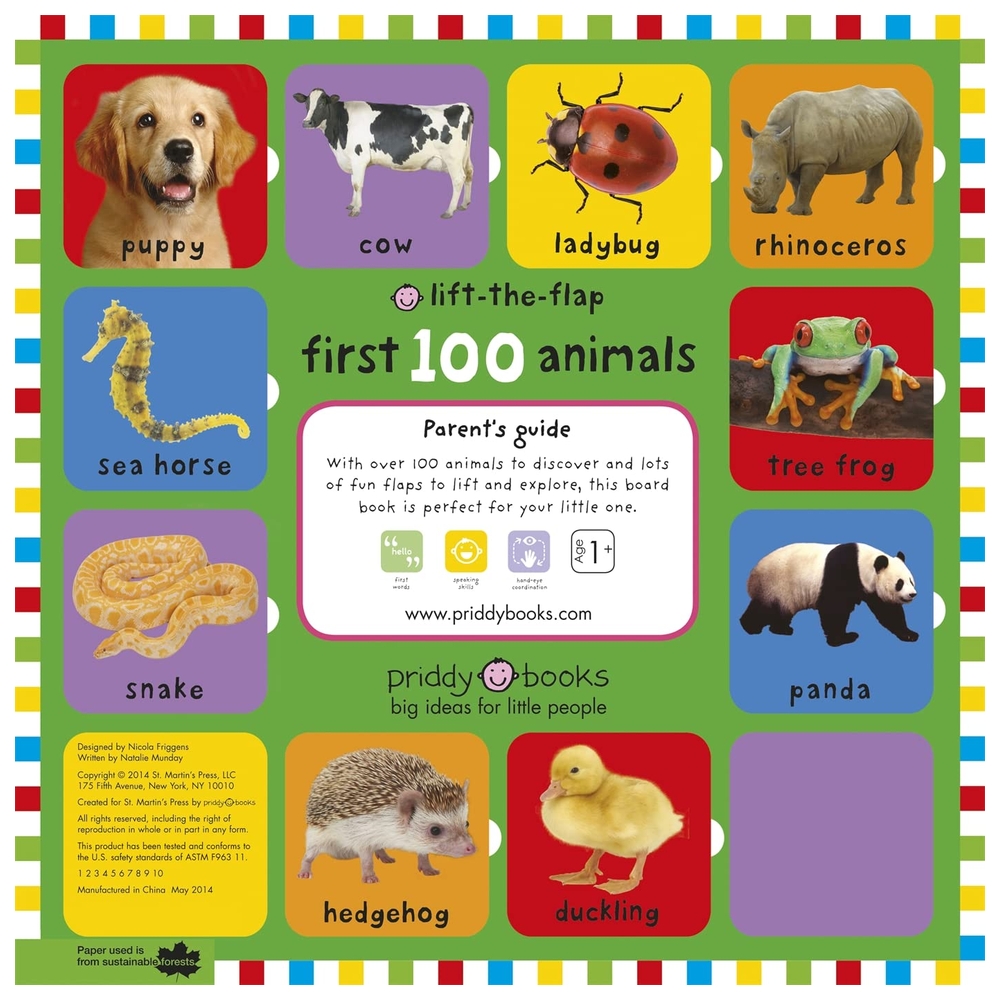 First 100 Animals Lift-The-Flap