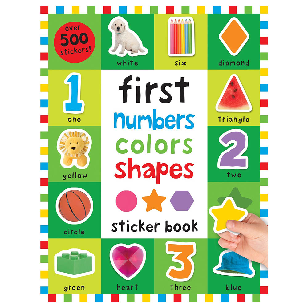 First 100 Stickers: First Numbers, Colors, Shapes