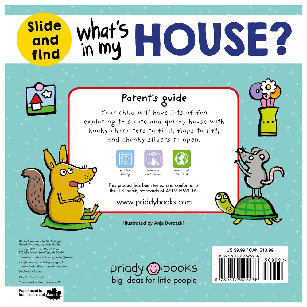 What's In My House?: A Slide And Find Book