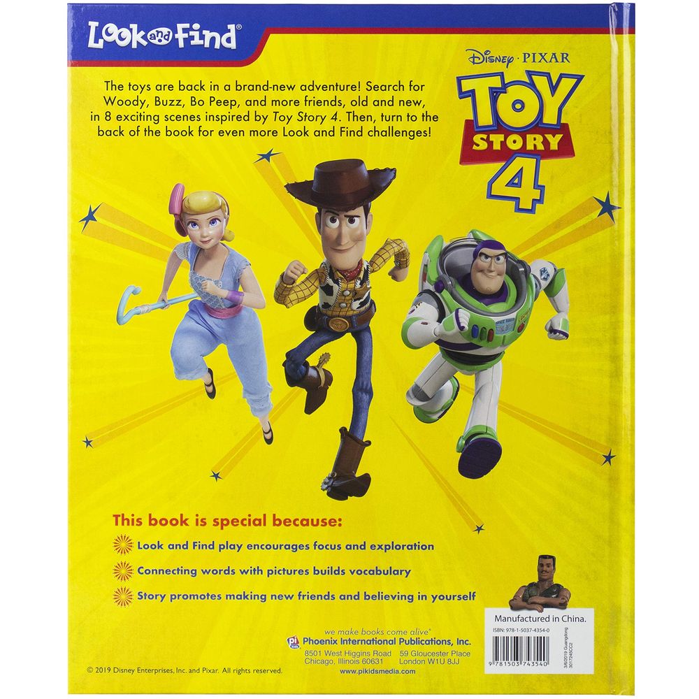 Toy Story 4 Look And Find