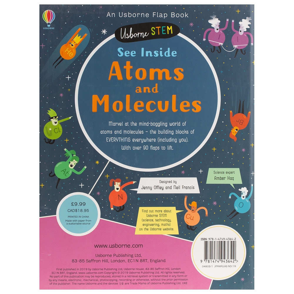 Usborne Books - See Inside Atoms And Molecules