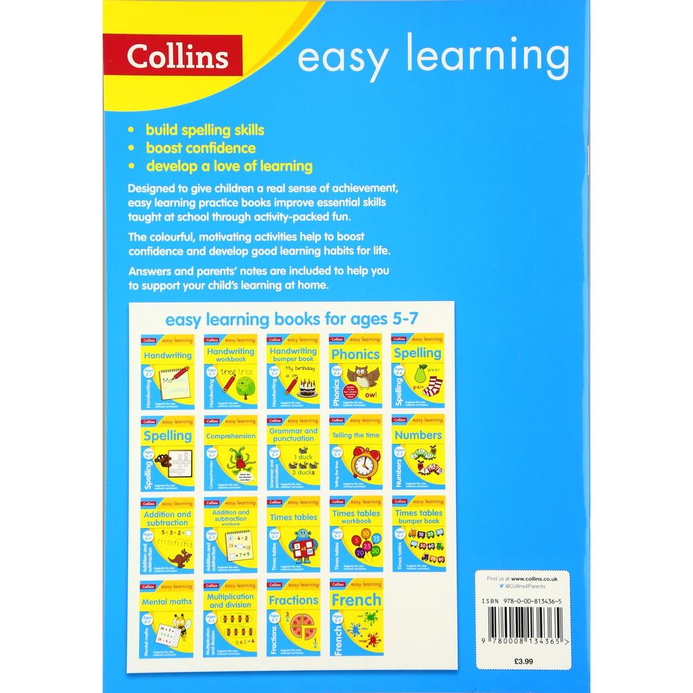 Spelling Ages 5-6: Ideal for Home Learning