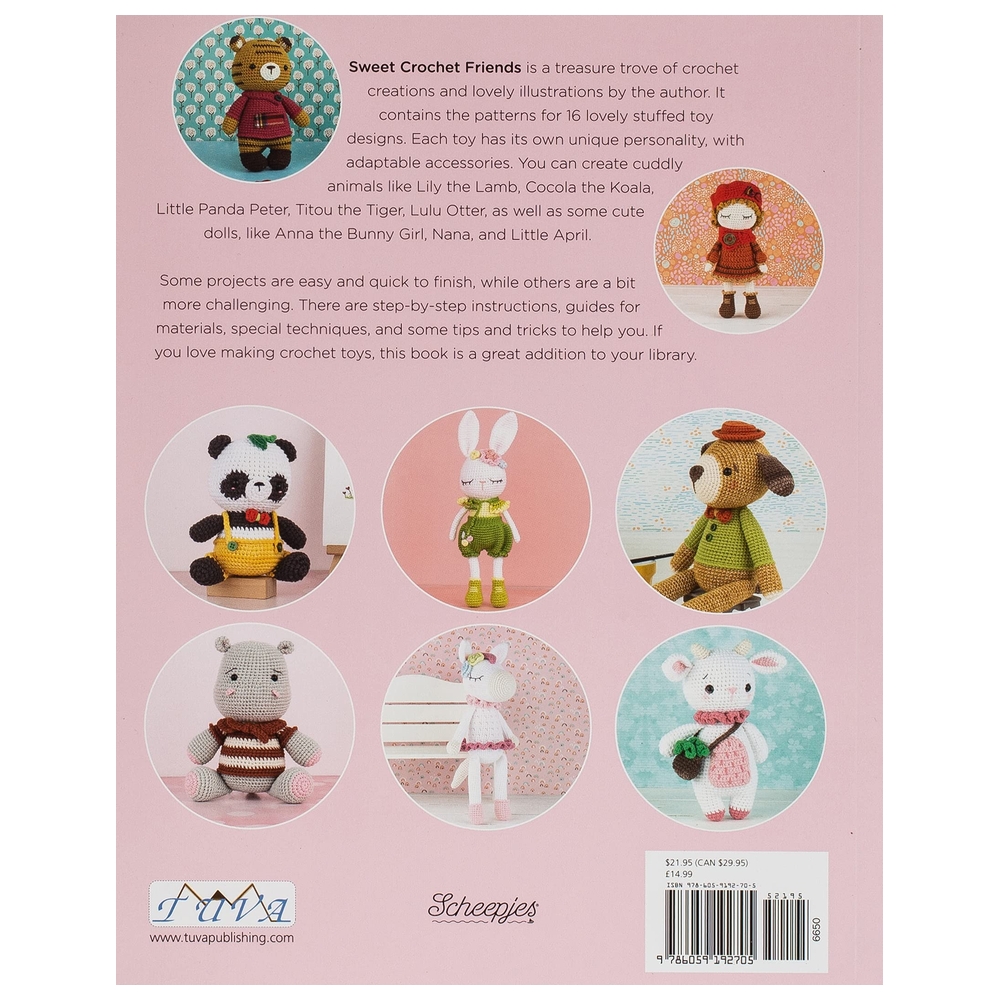 كتاب Sweet Crochet Friends: 16 Amigurumi Creations From Khuc Cay