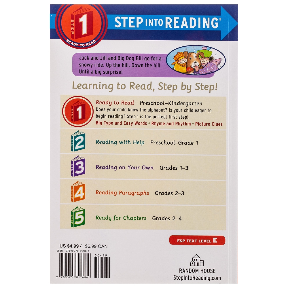 Jack And Jill And Dog Bill: Step Into Reading 1