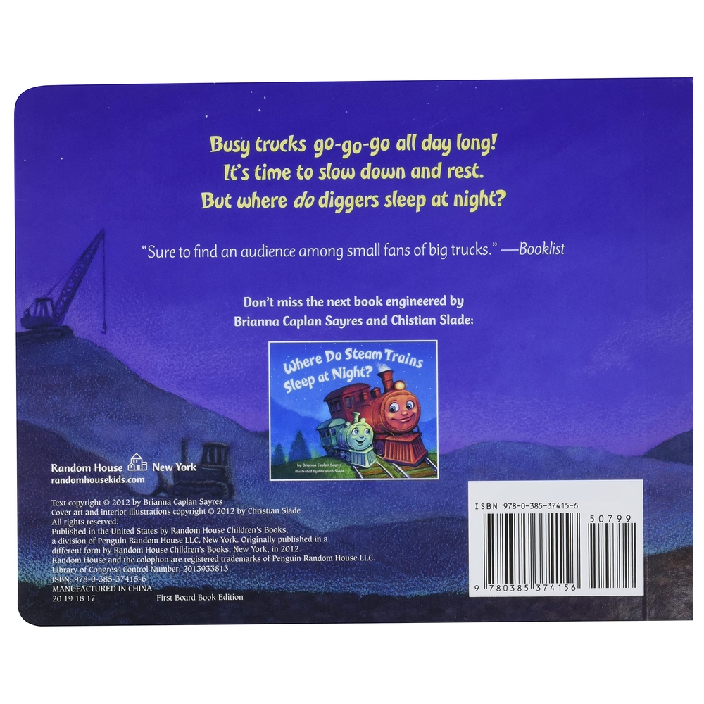 Where Do Diggers Sleep At Night? (Board Book)