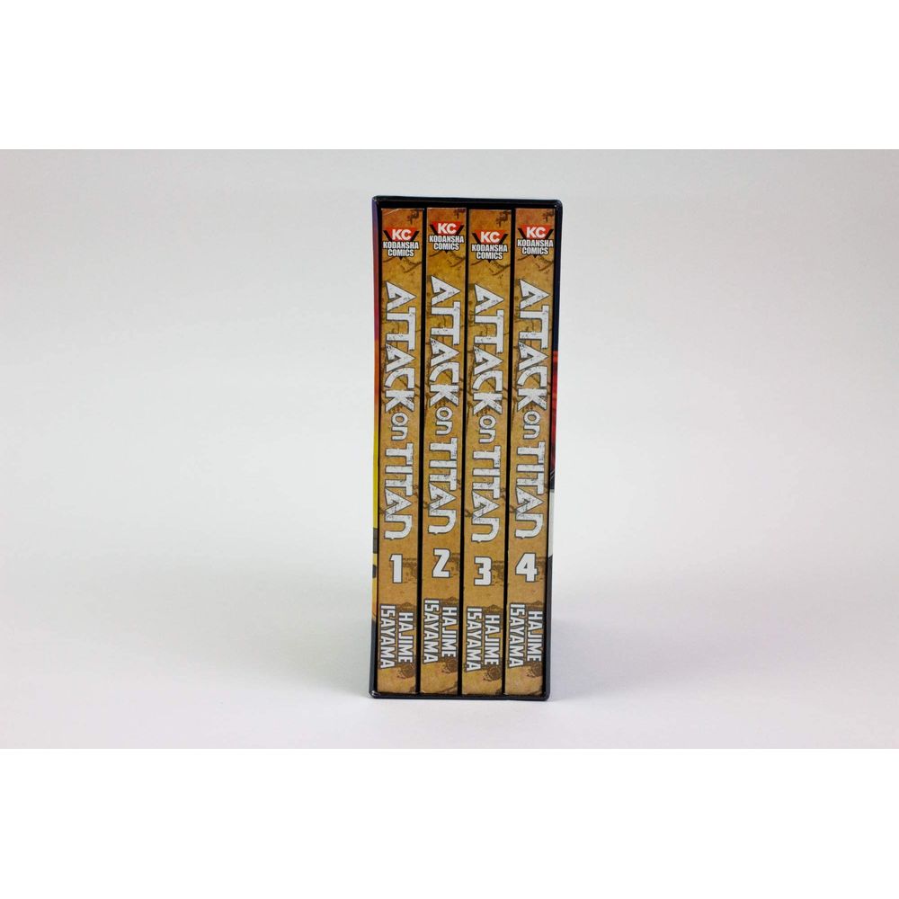 Attack On Titan Season 1 Part 1 - Manga Box Set of 4 Books